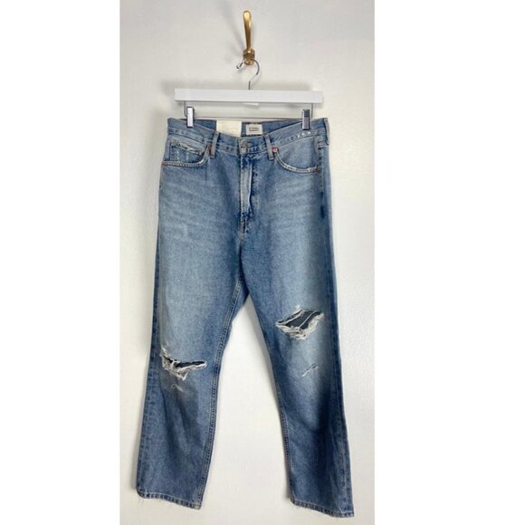 CITIZENS OF HUMANITY Marlee Relaxed Taper in Wash Moondust Size US 27 - Picture 4 of 13